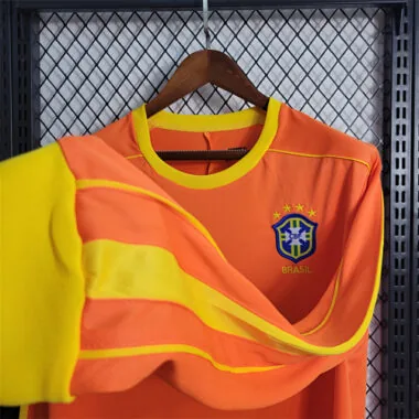 Camisa de guarda-redes do Brasil de 1998, de manga comprida