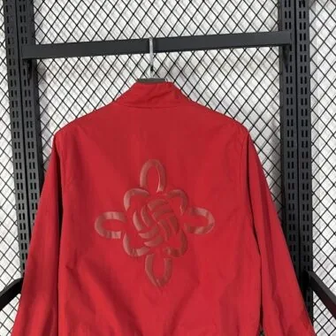 25-26 Manchester United Chinese Knot Reversible Windbreaker Double-Sides Jacket S-3XL
