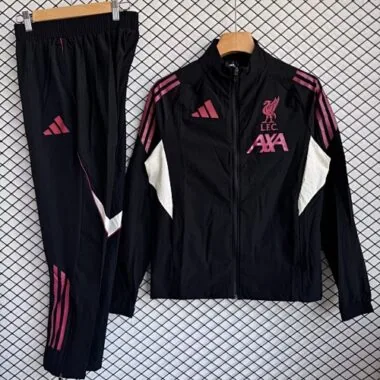 25-26 Liverpool FC Windbreaker Jackets With Pants Cheap Football Jersey Wholesale Yupoo