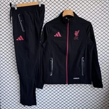 25-26 Liverpool FC Windbreaker Jackets With Pants Cheap Football Jersey Wholesale Yupoo
