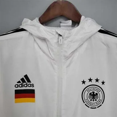 2021 Germany White Windbreaker