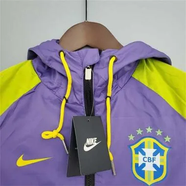 2021 Brazil purpleblack windbreaker