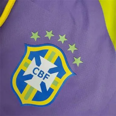 2021 Brazil purpleblack windbreaker