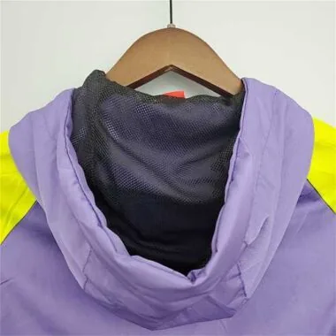 2021 Brazil purpleblack windbreaker