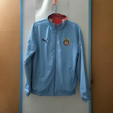2023/24 Chivas Guadalajara Both-Side Windbreaker Red&Blue Jackets