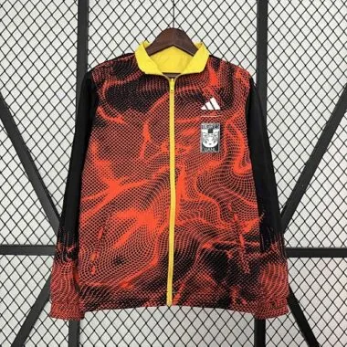2024 Tigres UANL Orange&Yellow Trench Coat Reversible Windbreaker Double-Sides Jacket