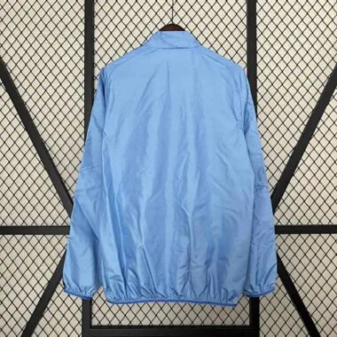 2024 Tigres UANL Beige&Blue Trench Coat Reversible Windbreaker Double-Sides Jacket
