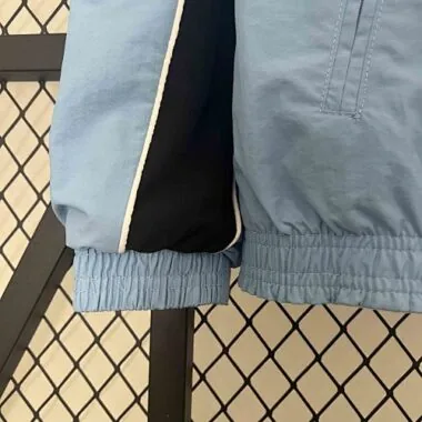2023/24 Lazio Blue and White Reversible Windbreaker Double-Sides Jacket
