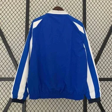 23-24 Napoli Reversible Windbreaker White&Blue Double-Sides Jacket