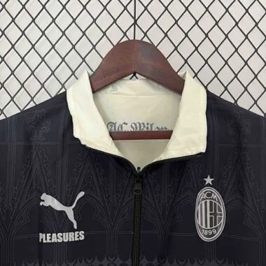 2023/24 AC Milan Trench Coat Reversible Windbreaker Double-Sides Jacket