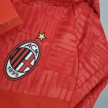 21-22 AC Milan Red Windbreaker