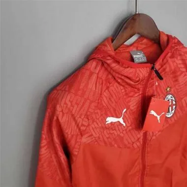 21-22 AC Milan Red Windbreaker