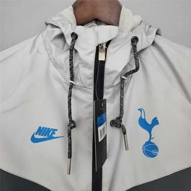 21-22 Tottenham Hotspur Black Grey Windbreaker