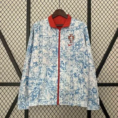 2024 Portugal Trench Coat Reversible Windbreaker Double-Sides Jacket