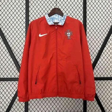 2024 Portugal Trench Coat Reversible Windbreaker Double-Sides Jacket