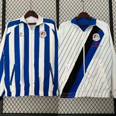 23-24 San Luis Reversible Windbreaker White&Blue Double-Sides Jacket Soccer Jerseys For Sale