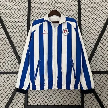 23-24 San Luis Reversible Windbreaker White&Blue Double-Sides Jacket Soccer Jerseys For Sale