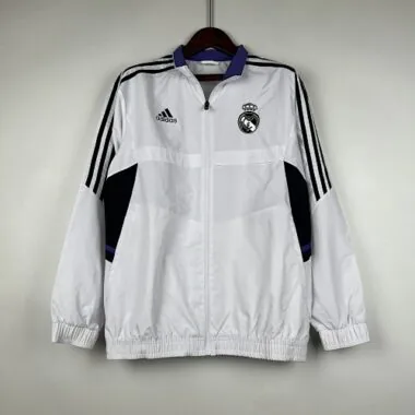 23-24 Real Madrid White Windbreaker Jackets Soccer Jerseys Yupoo