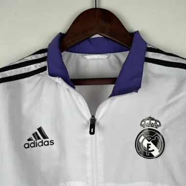23-24 Real Madrid White Windbreaker Jackets Soccer Jerseys Yupoo