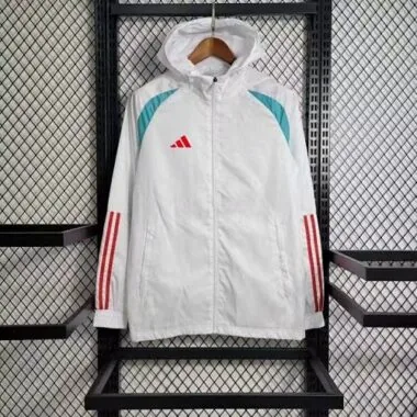 Windbreaker Adidas White S-XXL Cheap Soccer Jerseys