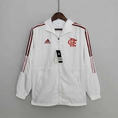 22-23 Flamengo white windbreaker