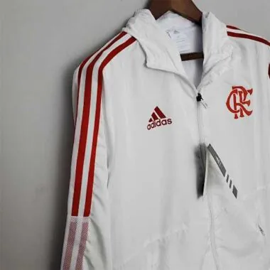22-23 Flamengo white windbreaker