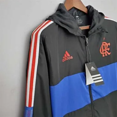 22-23 Flamengo blackblue windbreaker