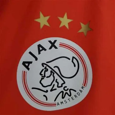 22-23 Casaco de vento vermelho do Ajax