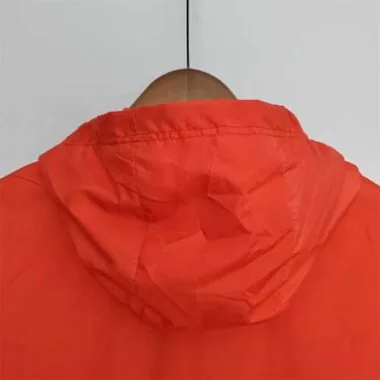22-23 Casaco de vento vermelho do Ajax