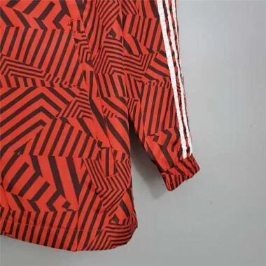 21-22 Ajax Red and Black Stripes Windbreaker