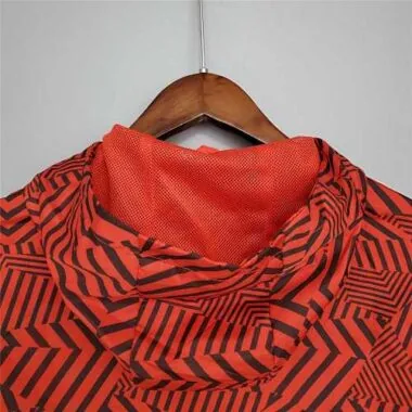 21-22 Ajax Red and Black Stripes Windbreaker