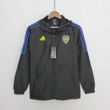 22-23 Boca Juniors black windbreaker