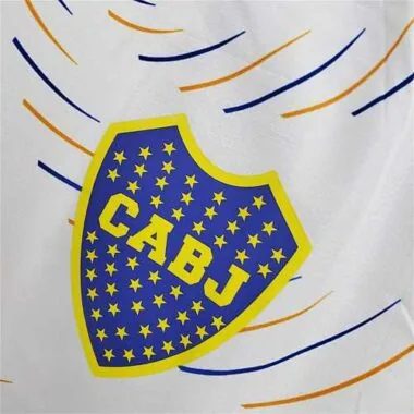 21-22 Casaco de vento branco do Boca Juniors