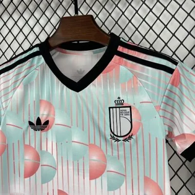 2026 Kids Belgium uit Kit World Cup voetbalshirt albumfoto 5
