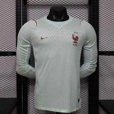 2026 Player France Away Long Sleeve Kit S-3XL World Cup Cheap Football Jersey Wholesale Yupoo