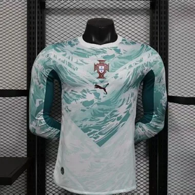 2026 Player Portugal Away Long Sleeve Kit S-3XL World Cup Cheap Football Jersey Wholesale Yupoo