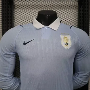 2026 Player Uruguay Home Long Sleeve Kit World Cup