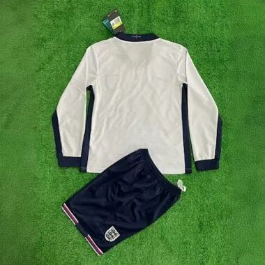2024 England Home Kid Kits Long Sleeve UEFA Euro Children Sets Football Replicas Yupoo