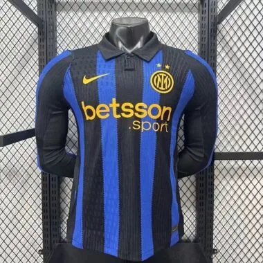 2026/27 Players Inter Milan Home Long Sleeve Kit