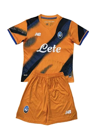 25-26 Kids Atalanta BC Third Away Kit Cheap Football Jersey Wholesale Yupoo
