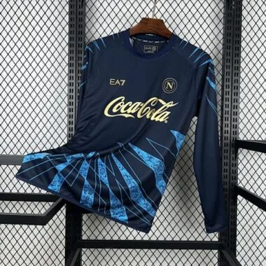 25-26 Napoli Pre-Match Long Sleeve Kit Cheap Football Jersey Wholesale Yupoo