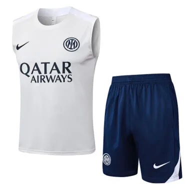 25-26 Inter Milan Sleeveless Training Kits Tracksuits Cheap Football Jersey Wholesale Yupoo