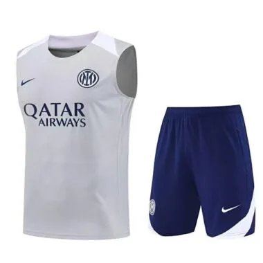 25-26 Inter Milan Sleeveless Training Kits Football Tracksuits Cheap Football Jersey Wholesale Yupoo