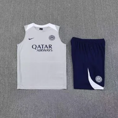 25-26 Inter Milan Sleeveless Training Kits Football Tracksuits Cheap Football Jersey Wholesale Yupoo