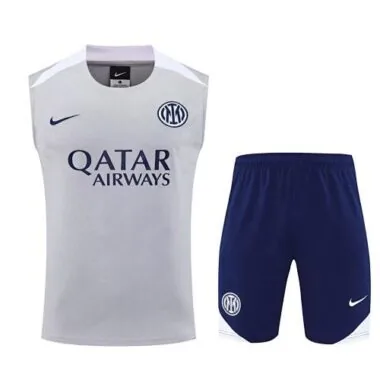 25-26 Inter Milan Sleeveless Training Kits Football Tracksuits Cheap Football Jersey Wholesale Yupoo
