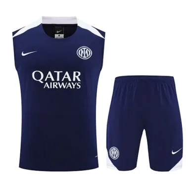 2025/26 Inter Milan Sleeveless Training Kits Football Tracksuits