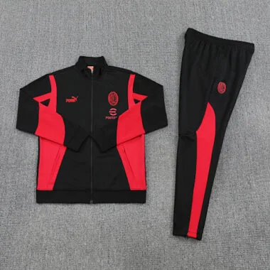 25-26 AC Milan Training Kits Tracksuits Jacket Cheap Football Jersey Wholesale Yupoo