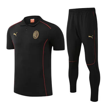 25-26 AC Milan Training Kits Tracksuits Polo Cheap Football Jersey Wholesale Yupoo