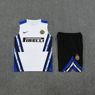 2025/26 Inter Milan Retro White Training Kits Vest Suits