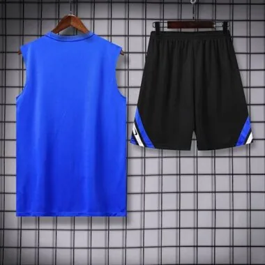 2025/26 Inter Milan Retro Blue Training Kits Football Vest Suits